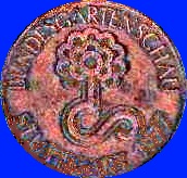 Broncemedaille Bundesgartenschau 1977