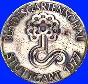 Silbermedaille Bundesgartenschau 1977